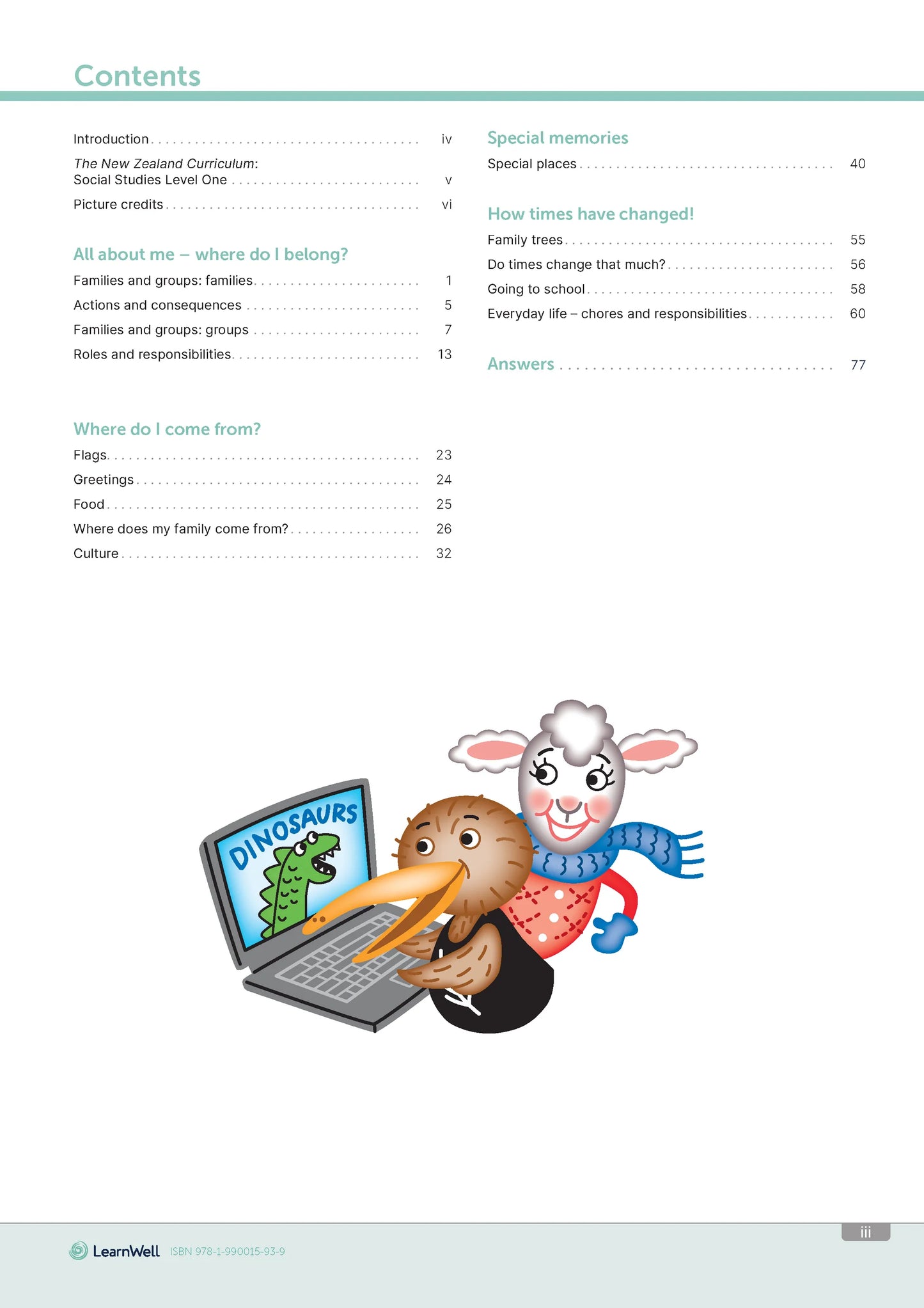 LearnWell Year 1 and Year 2 Social Studies Start Right Workbook