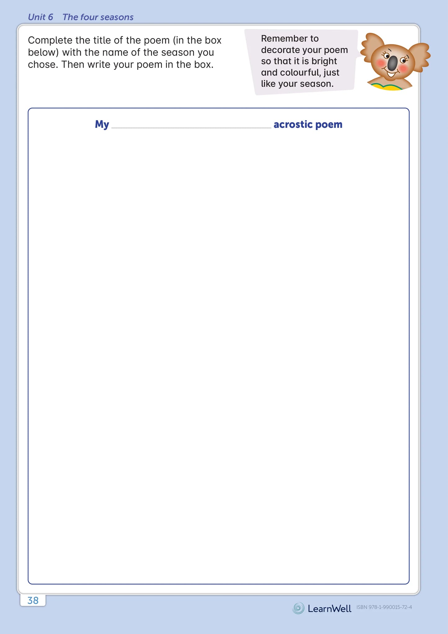 LearnWell Year 2 Homework Start Right Workbook