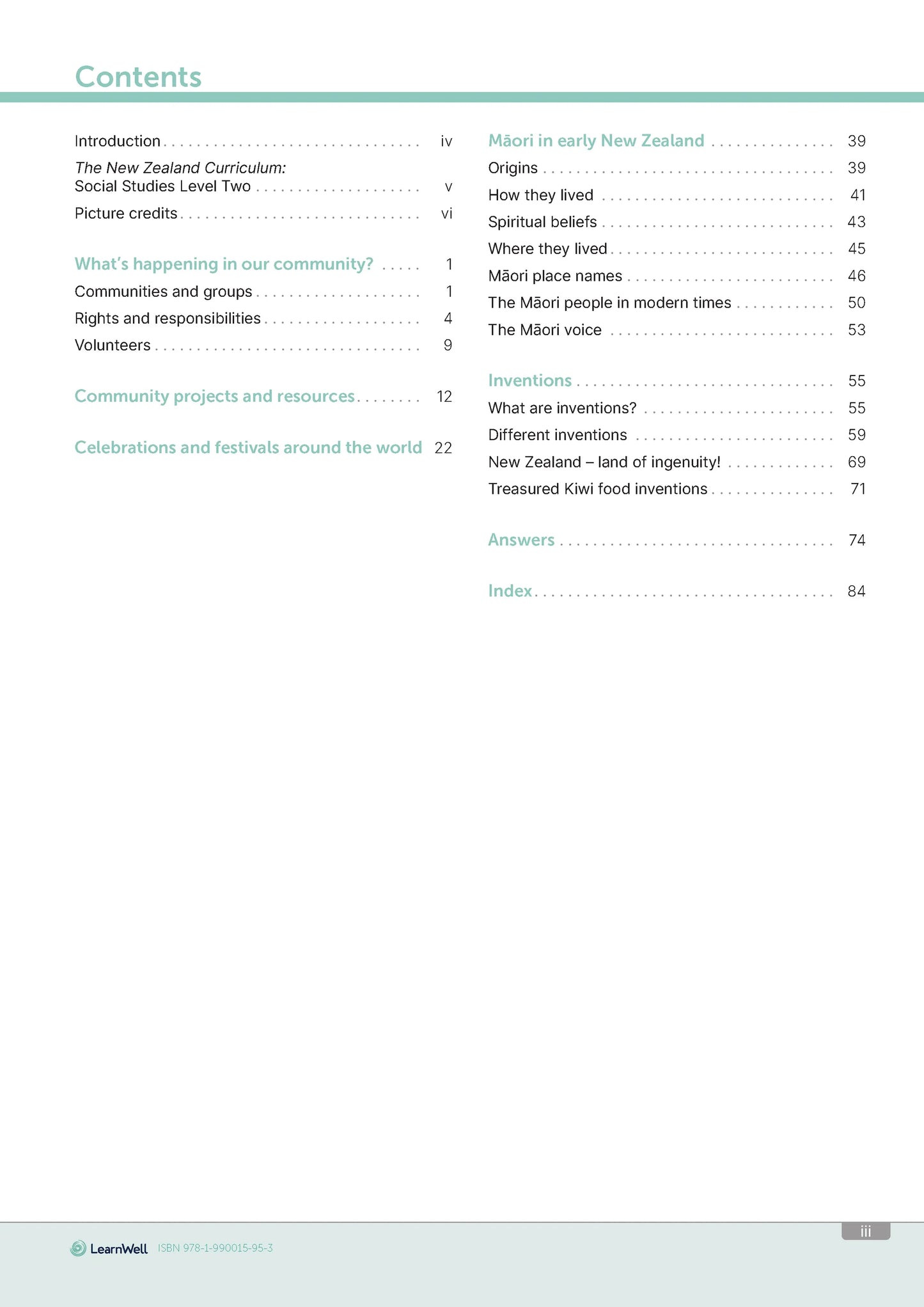 LearnWell Year 4 Social Studies Start Right Workbook
