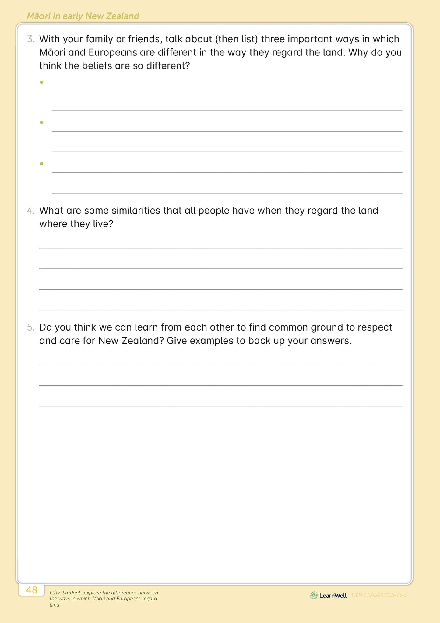 LearnWell Year 4 Social Studies Start Right Workbook