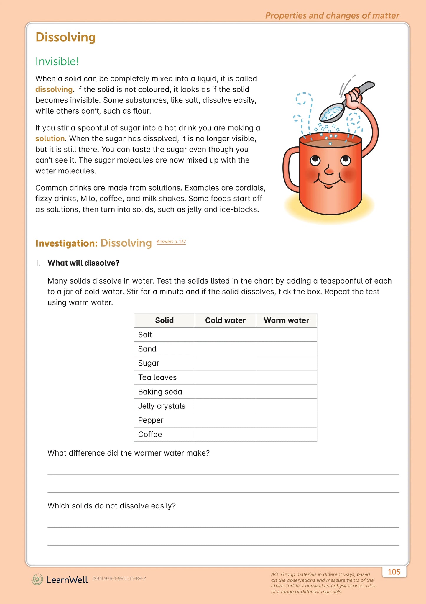 LearnWell Year 5 Science Start Right Workbook
