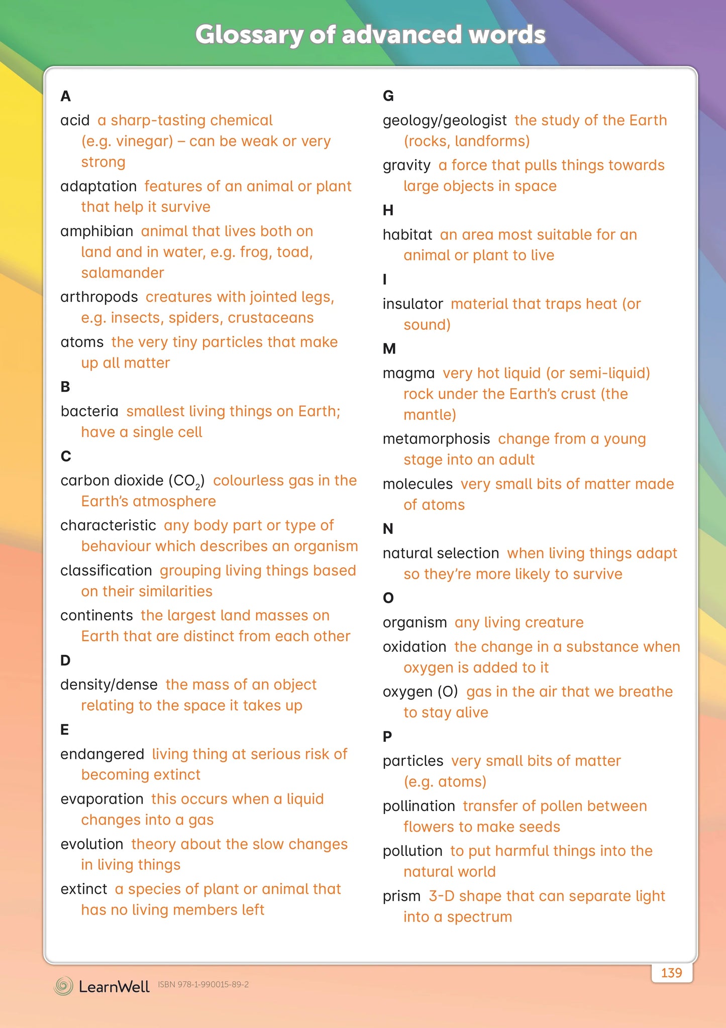 LearnWell Year 5 Science Start Right Workbook