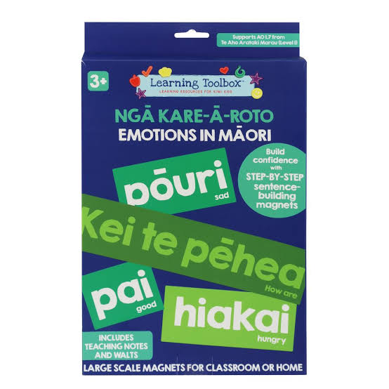 Learning Toolbox Magnetic Emotions in Te Reo Maori 35+ Pcs