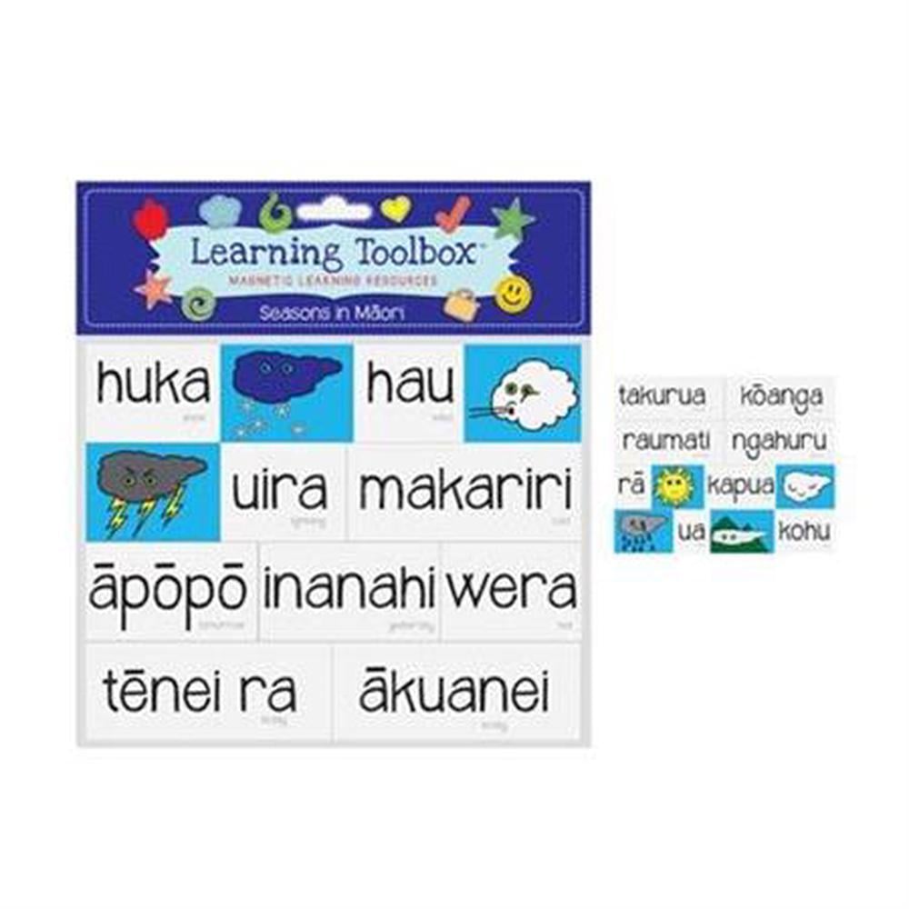 Learning Toolbox Magnetic Māori Weather Set of 24