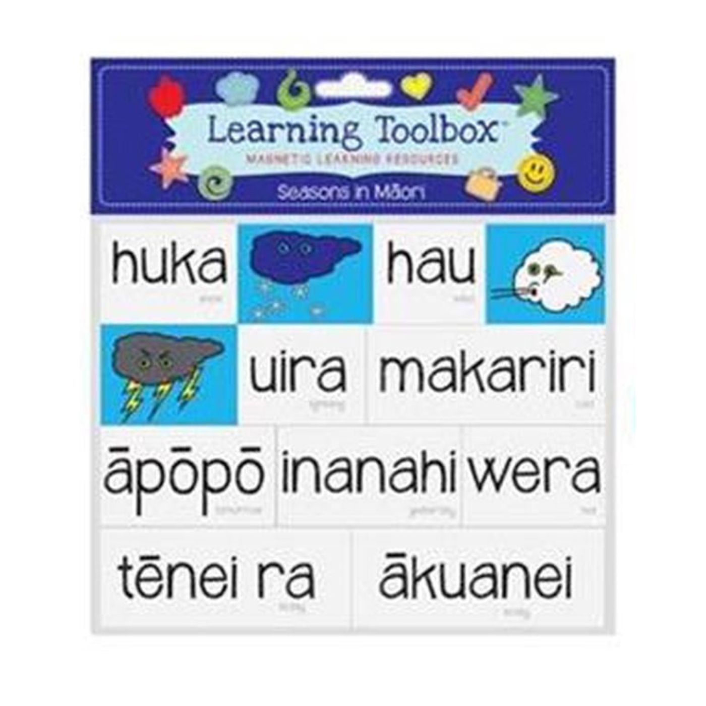 Learning Toolbox Magnetic Māori Weather Set of 24