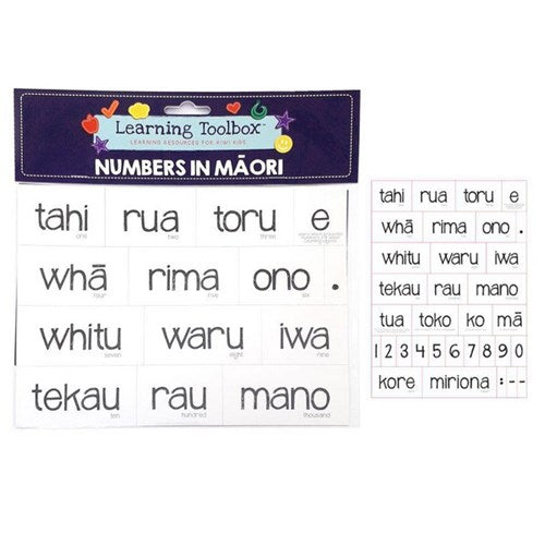 Learning Toolbox Magnets Maori Numbers Set of 33
