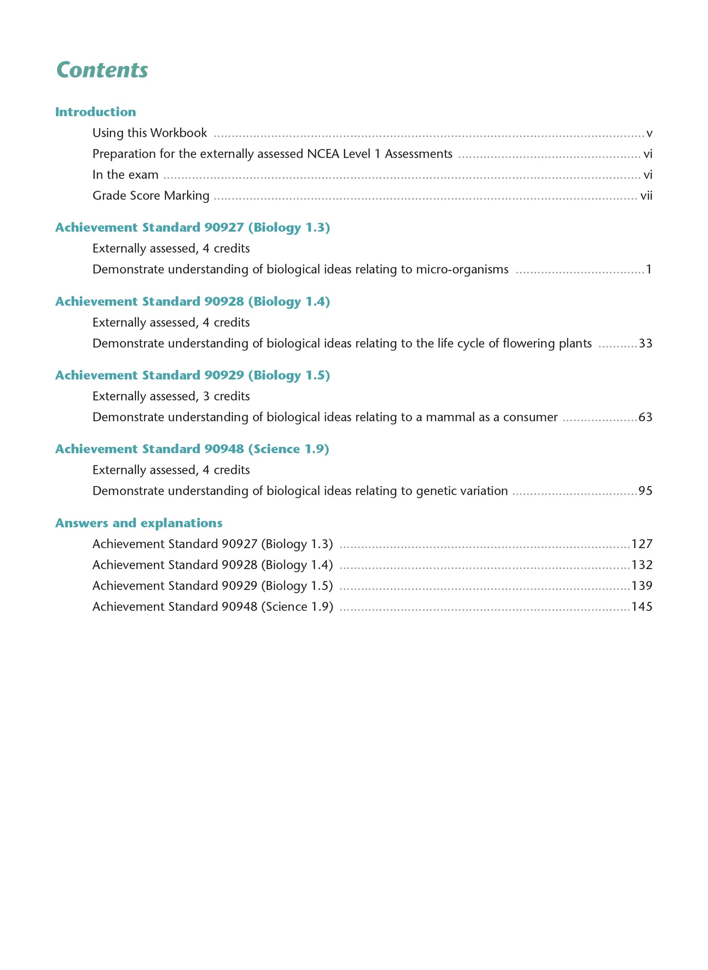 Learnwell Level 1 Biology AME Workbook – NCEA Study Guide NZ