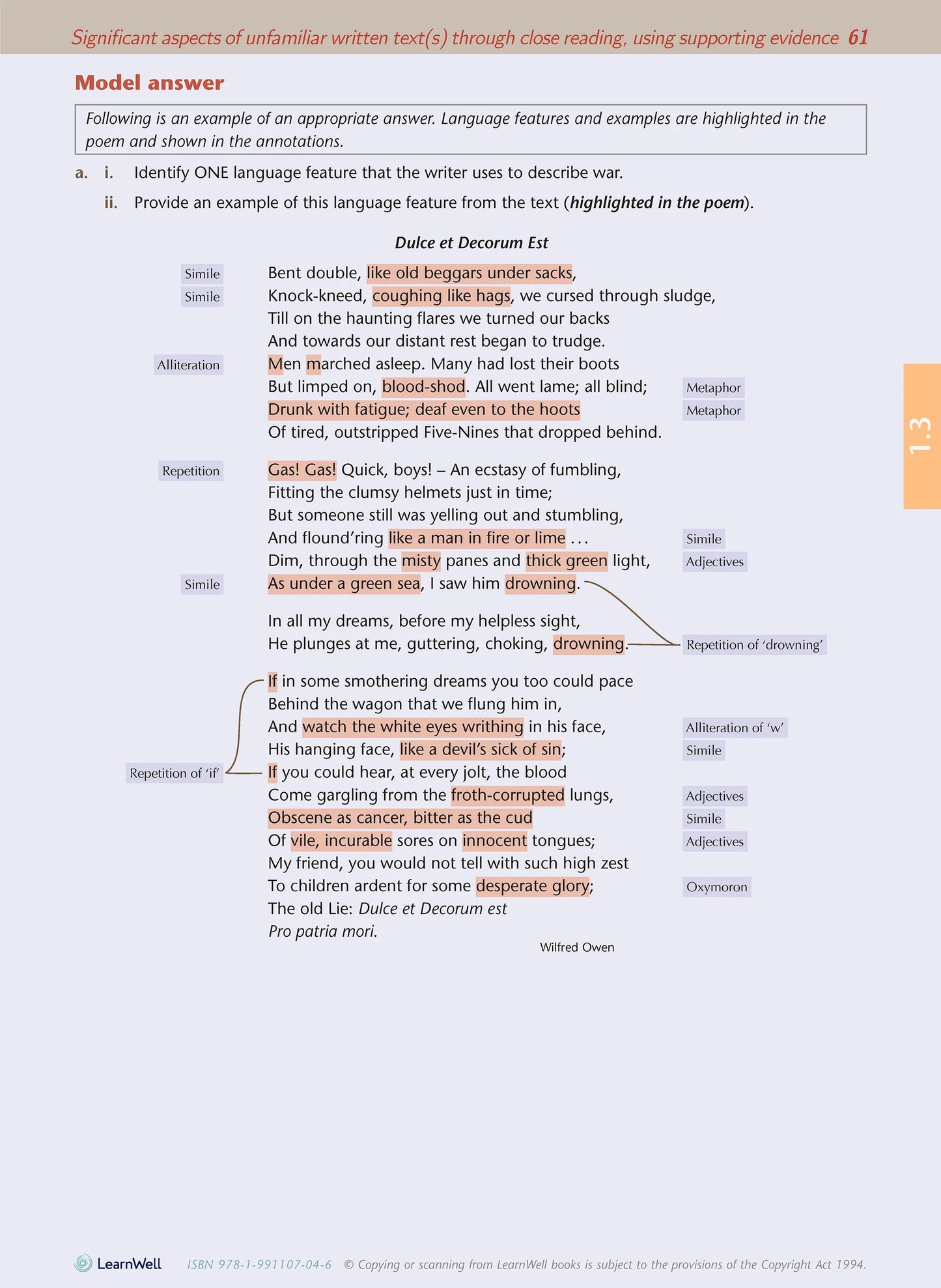 Learnwell Level 1 English AME Workbook – NCEA Revision NZ