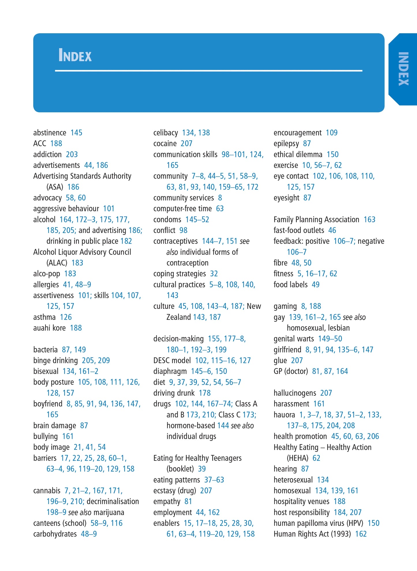 Learnwell Level 1 Health Education Learning Workbook covering NCEA Level 1 Achievement Standards 1.1 to 1.6 by Jenny Robertson and Rachael Dixon