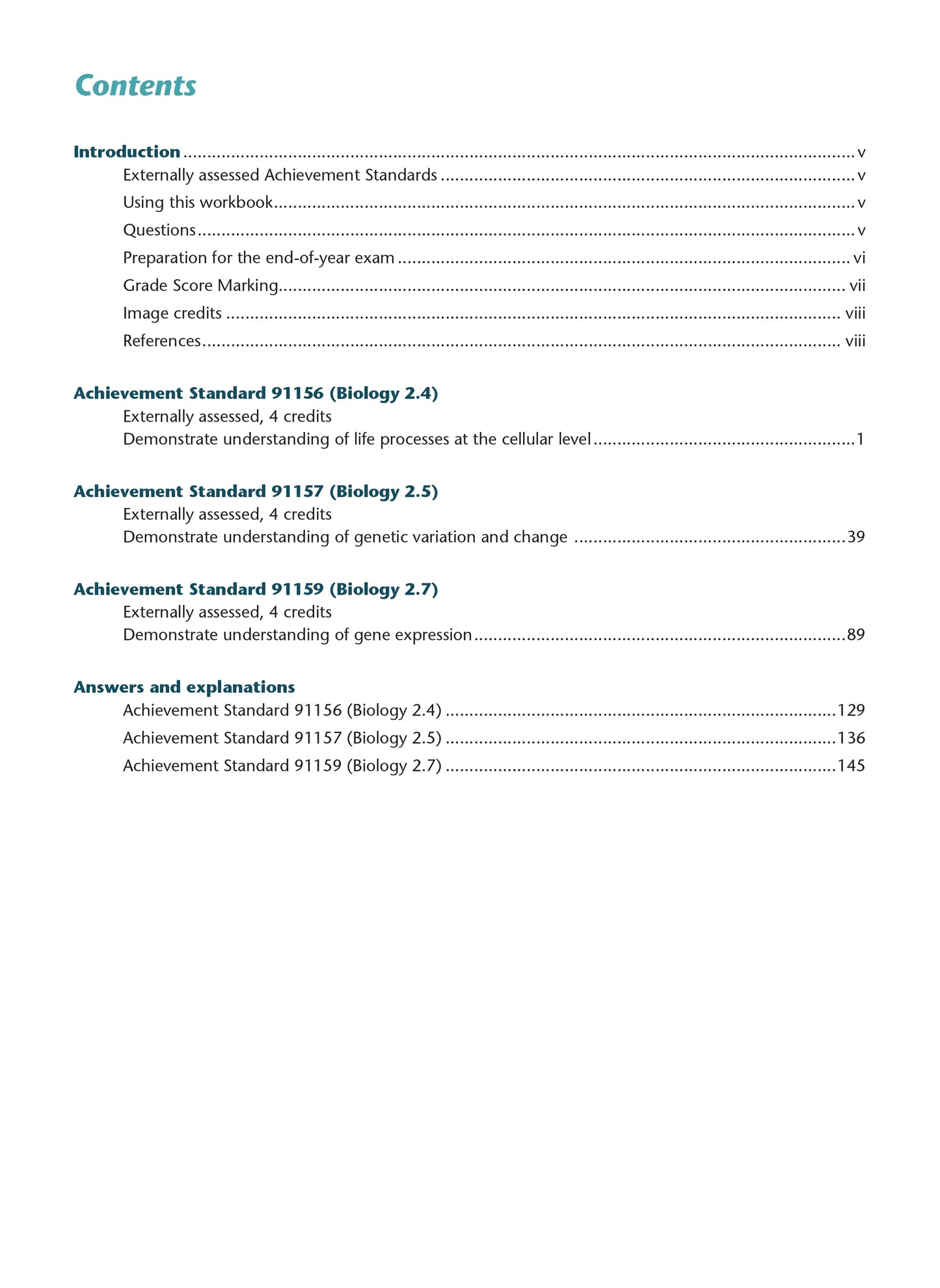 Learnwell Level 2 Biology AME Workbook – NCEA Study Guide