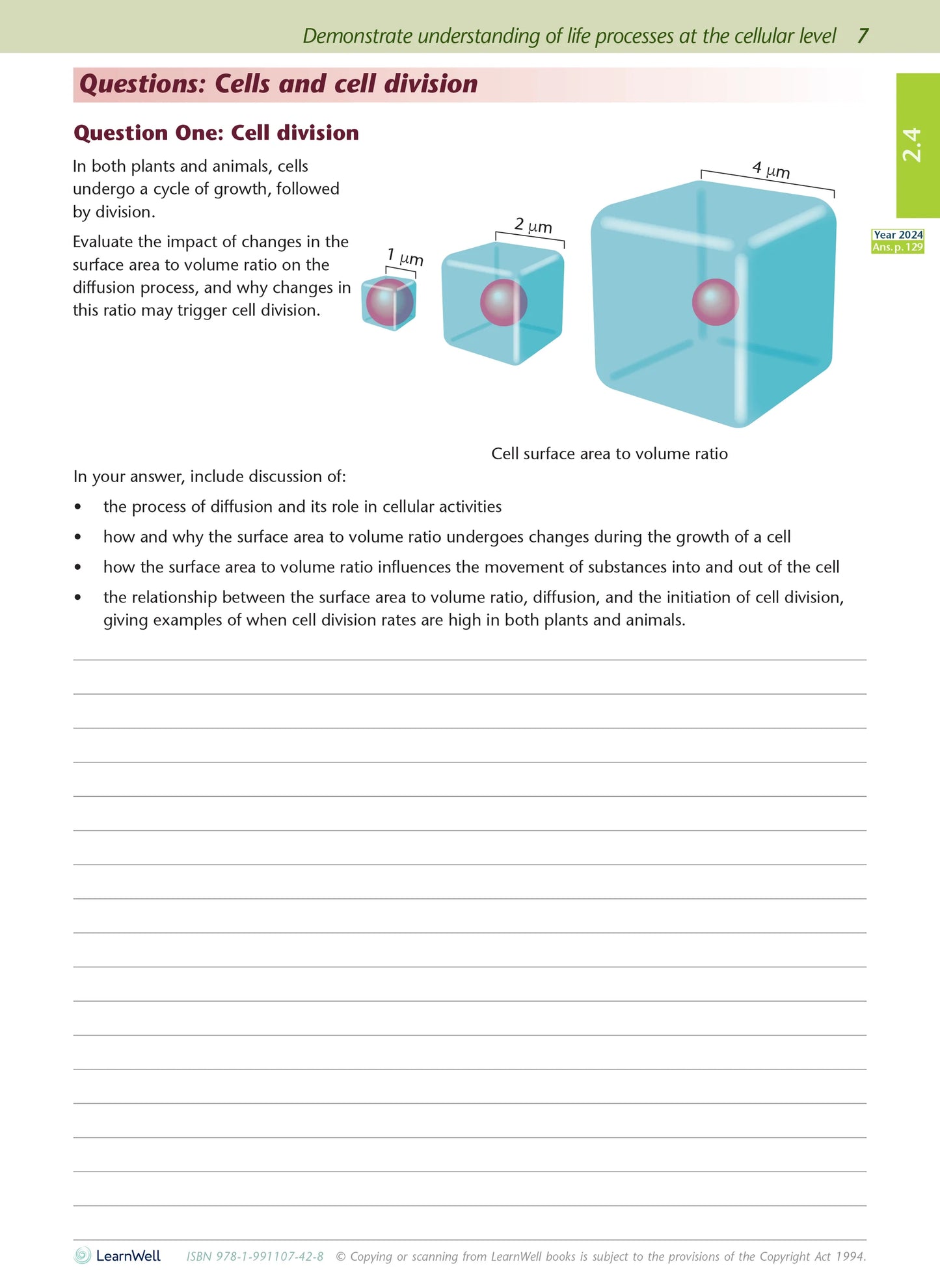 Learnwell Level 2 Biology AME Workbook – NCEA Study Guide