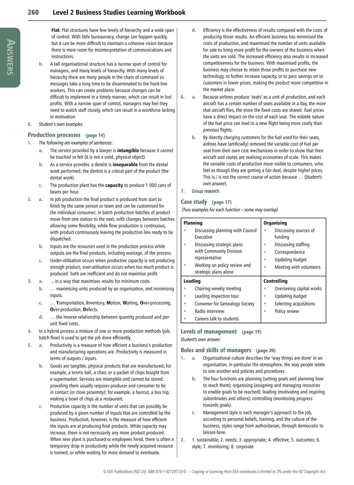 Learnwell Level 2 Business Studies Learning Workbook – NCEA