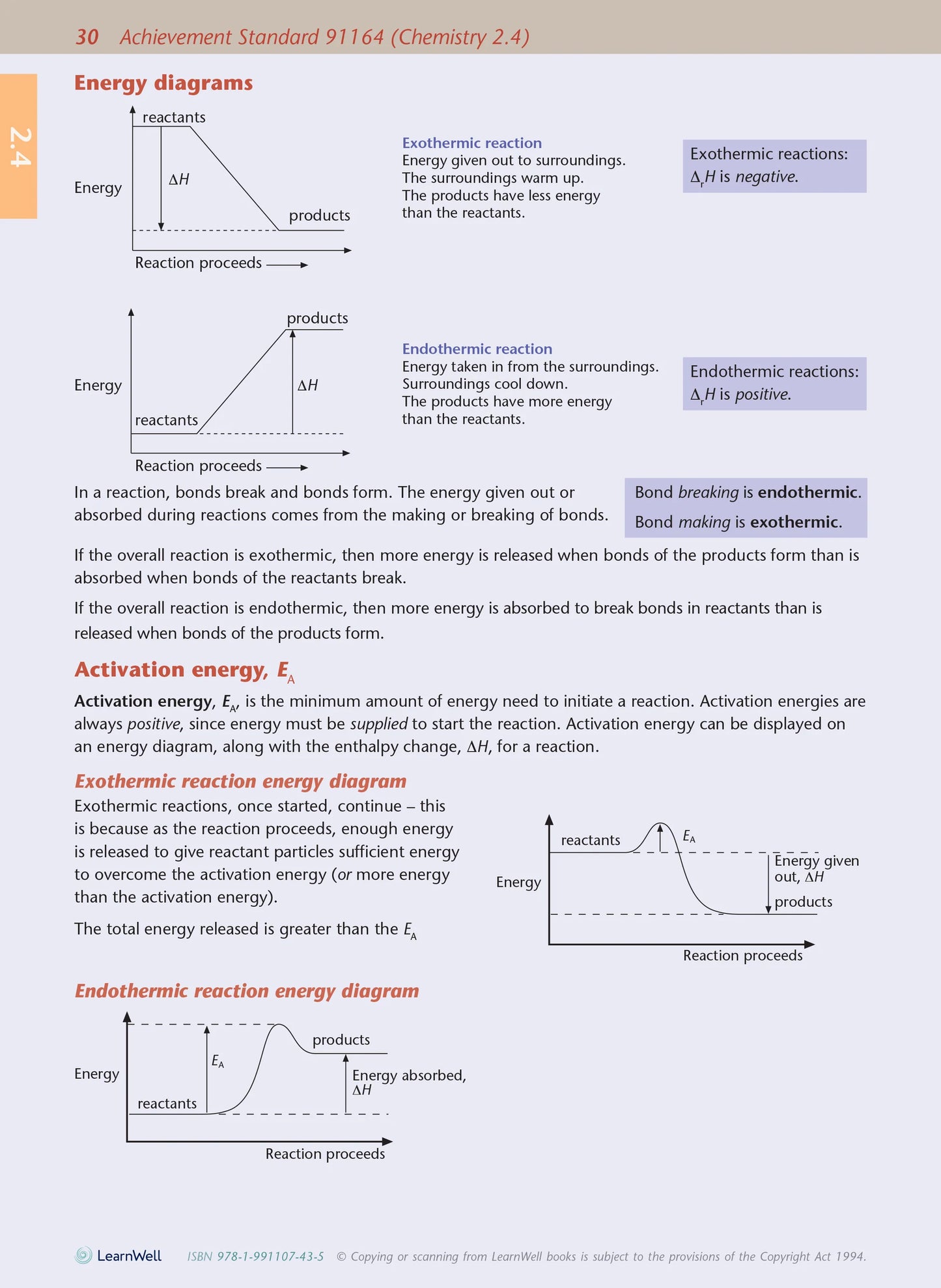 Learnwell Level 2 Chemistry AME Workbook | NCEA Level 2 Study Guide NZ