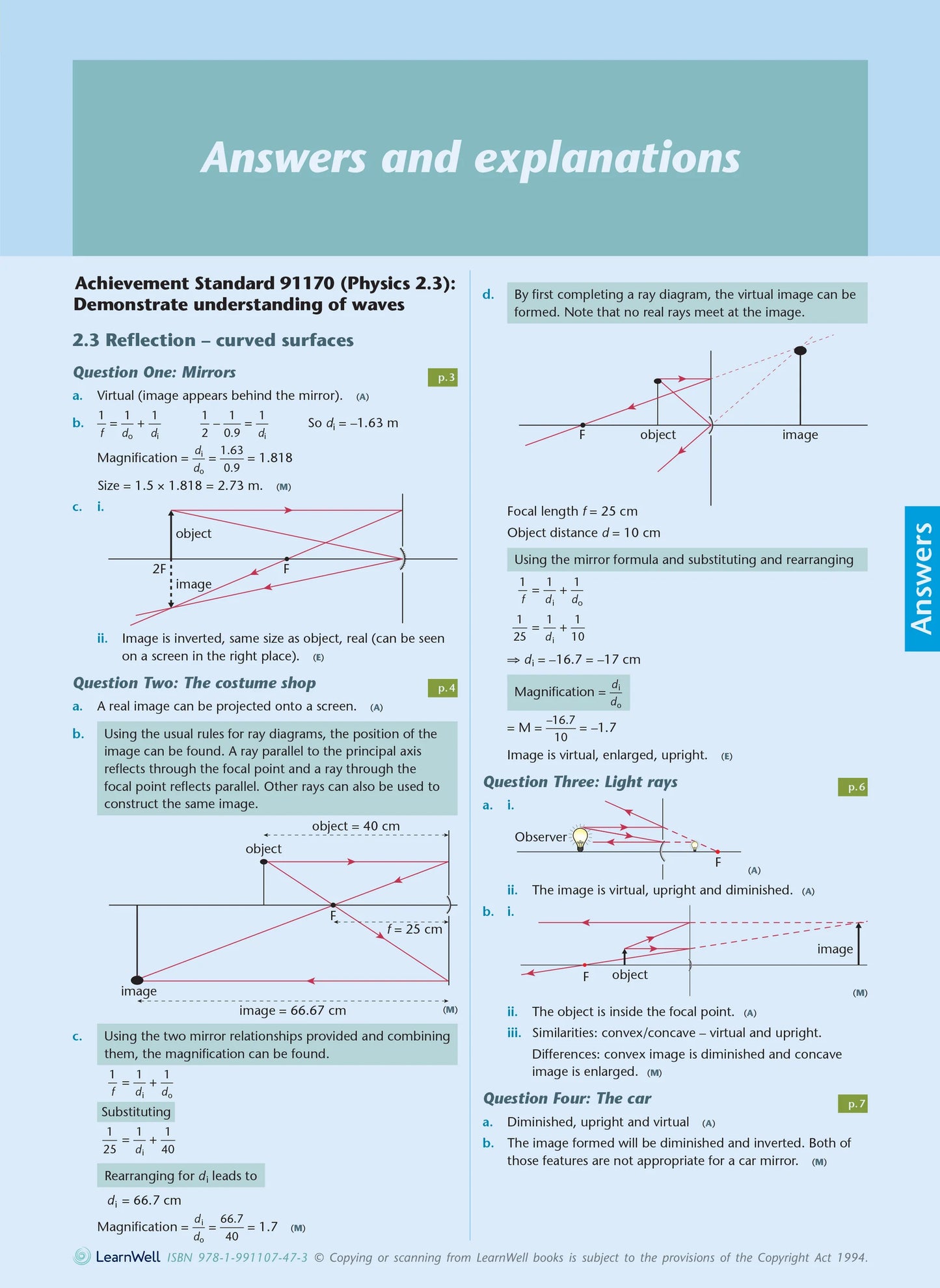 Learnwell Level 2 Physics AME Workbook - NCEA Level 2 Study Guide