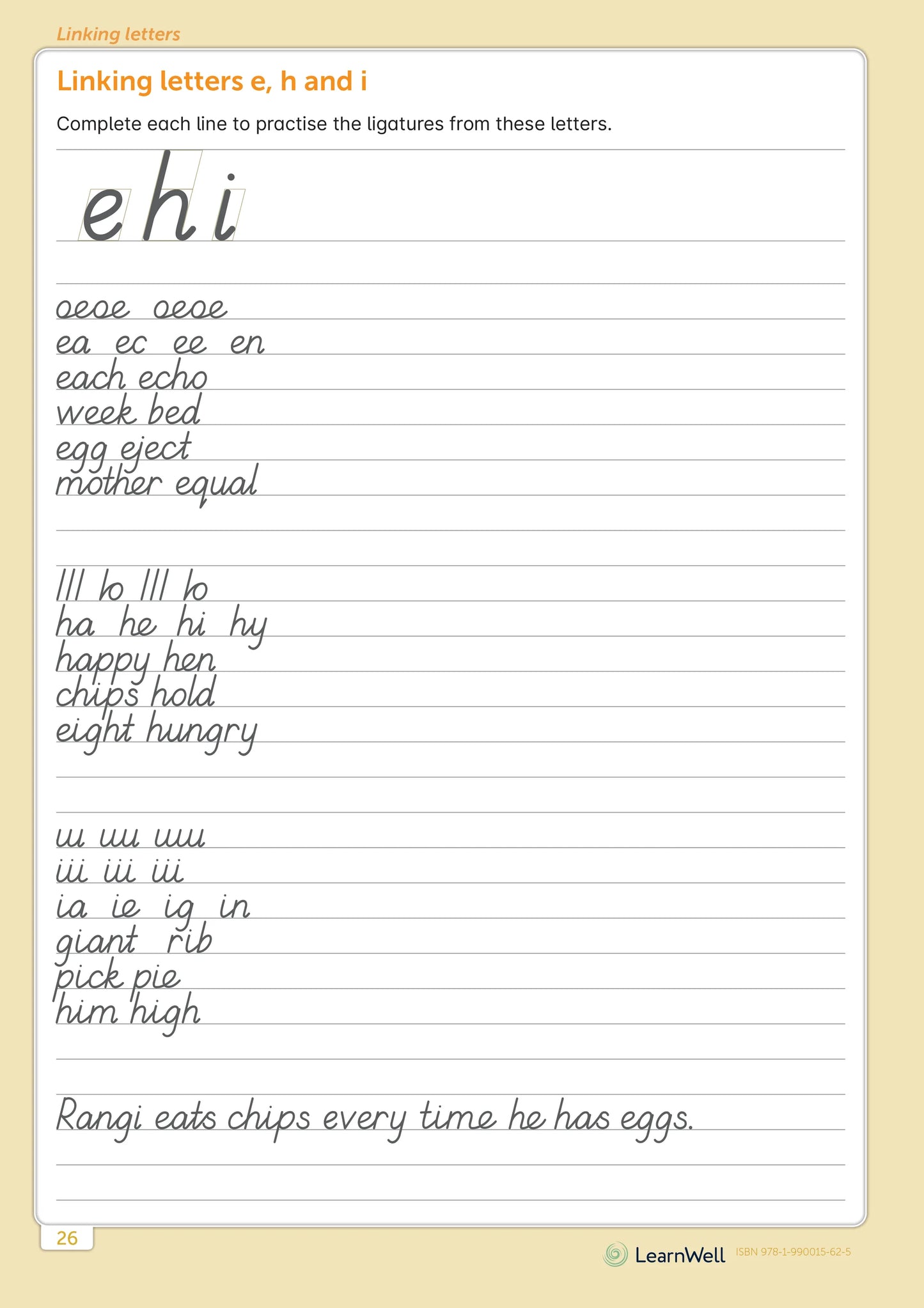 Learnwell Senior Handwriting Start Right Workbook Ages 9 to 12 Years