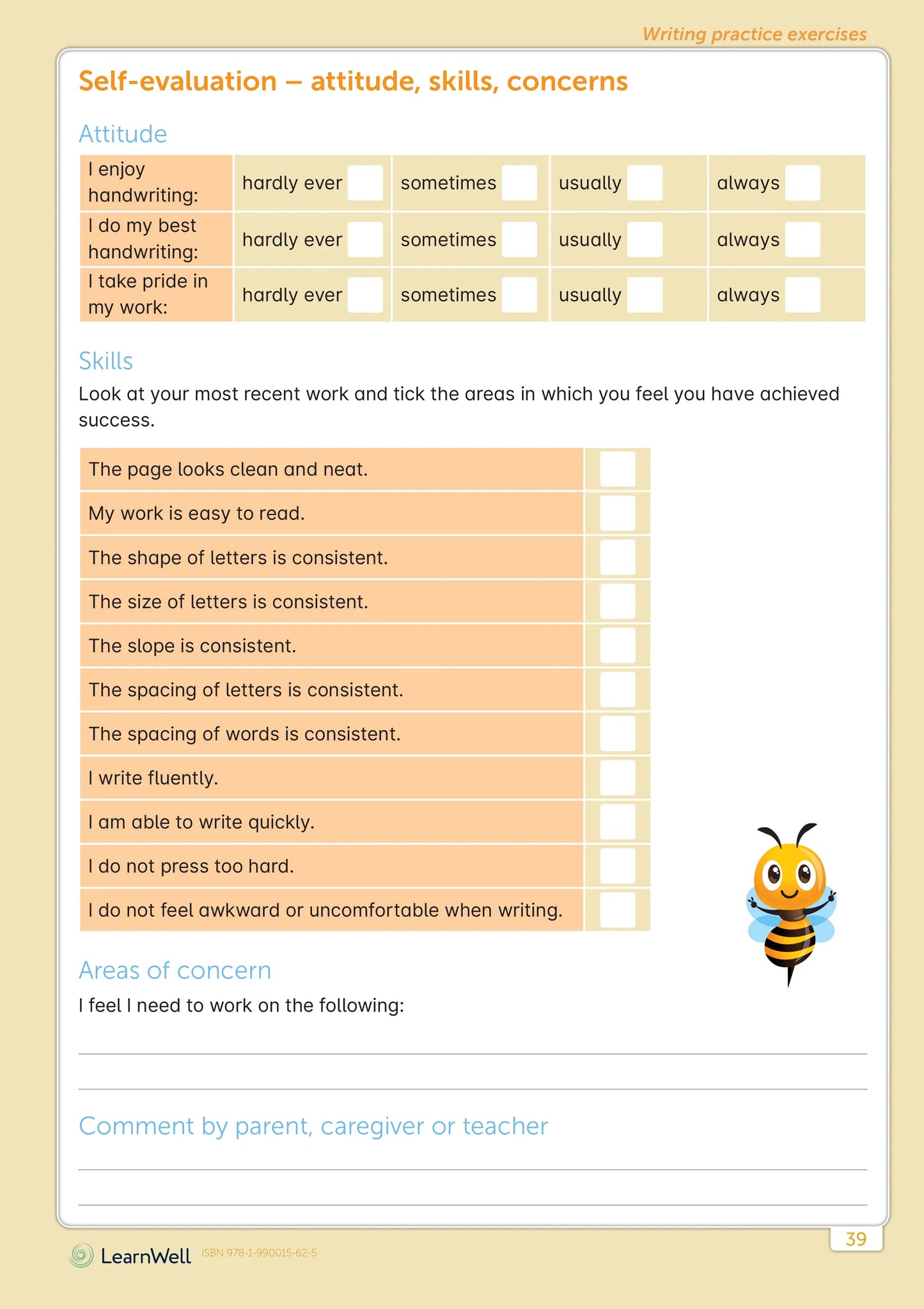 Learnwell Senior Handwriting Start Right Workbook Ages 9 to 12 Years