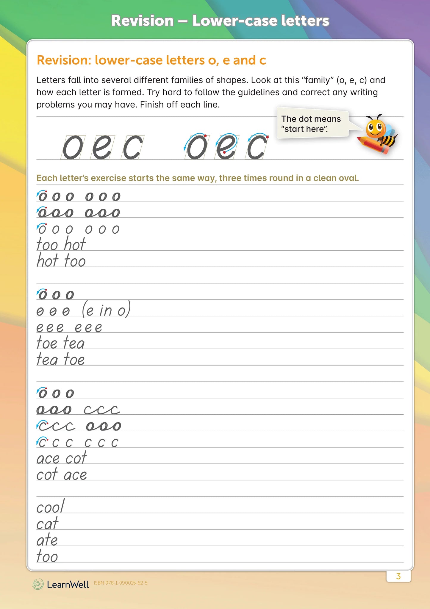 Learnwell Senior Handwriting Start Right Workbook Ages 9 to 12 Years
