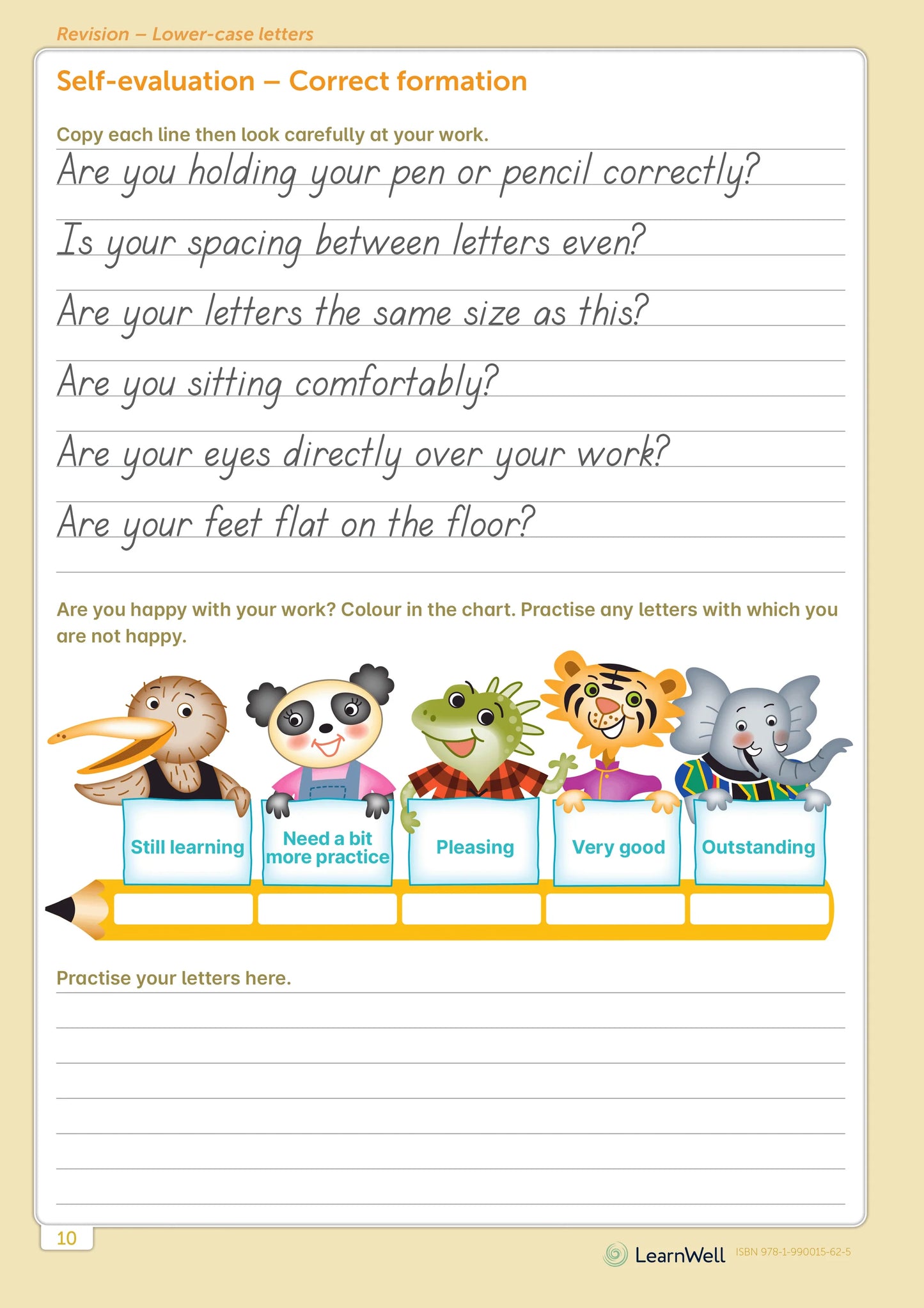 Learnwell Senior Handwriting Start Right Workbook Ages 9 to 12 Years