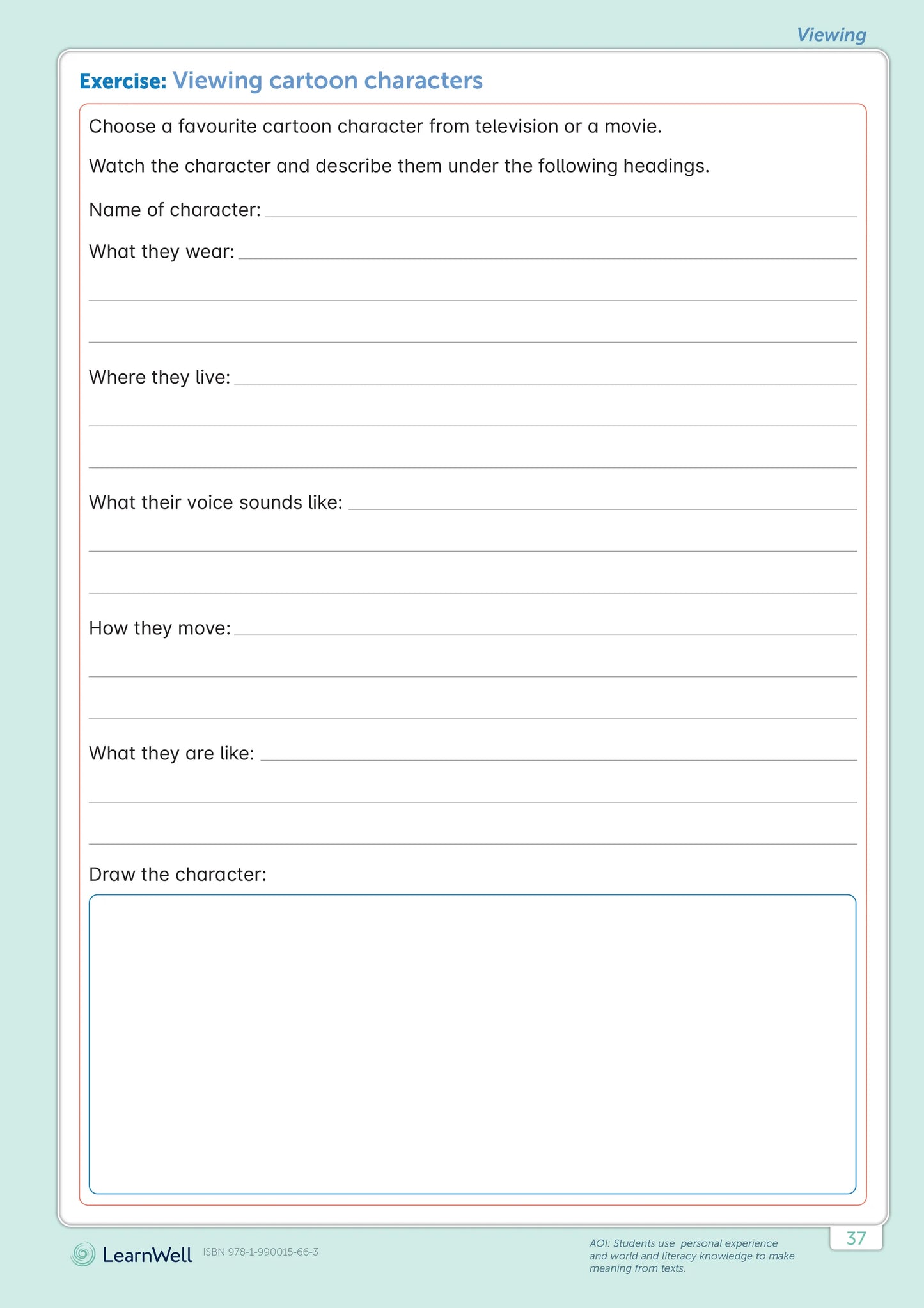Learnwell Year 4 English Start Right Workbook