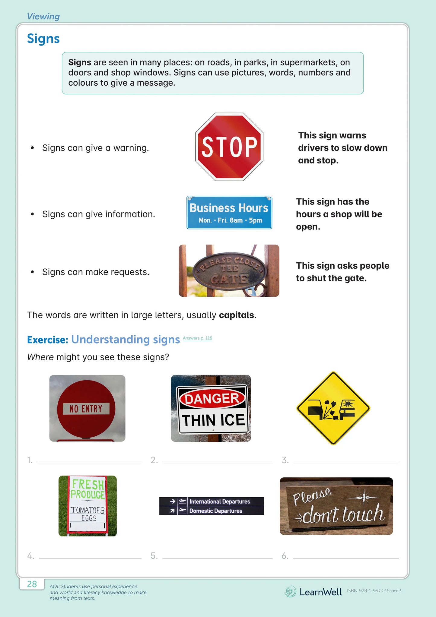 Learnwell Year 4 English Start Right Workbook
