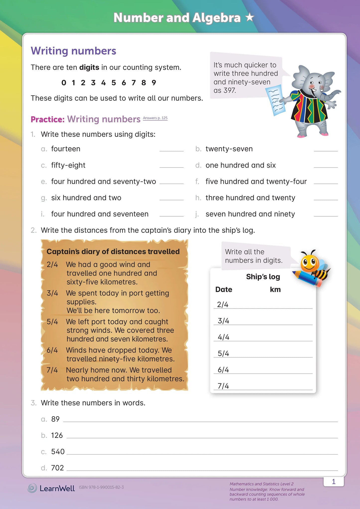 Learnwell Year 4 Mathematics Start Right Workbook