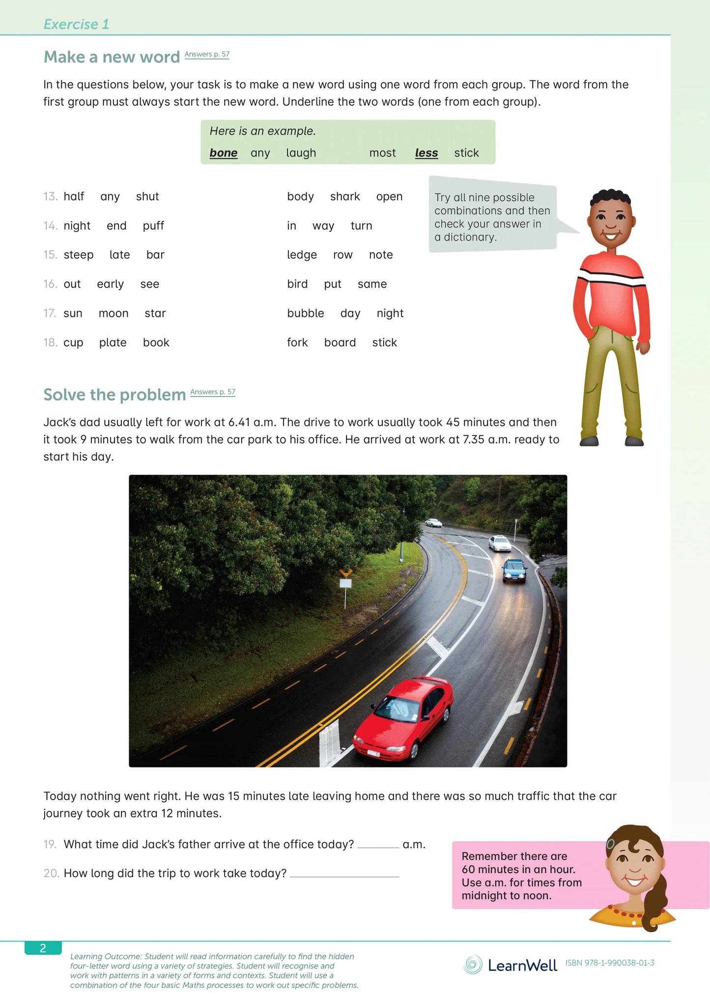 Learnwell Year 8 Logic and Problem Solving Start Right Workbook