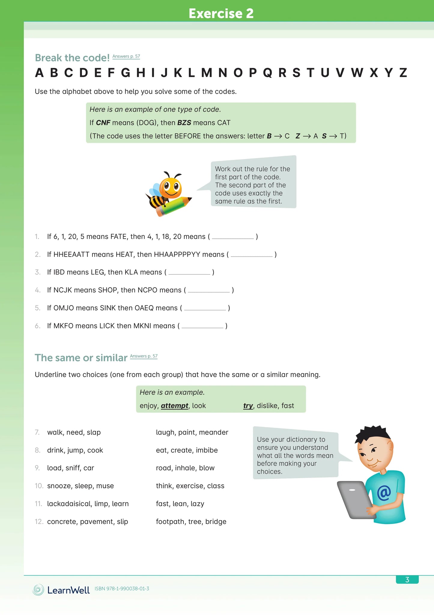 Learnwell Year 8 Logic and Problem Solving Start Right Workbook
