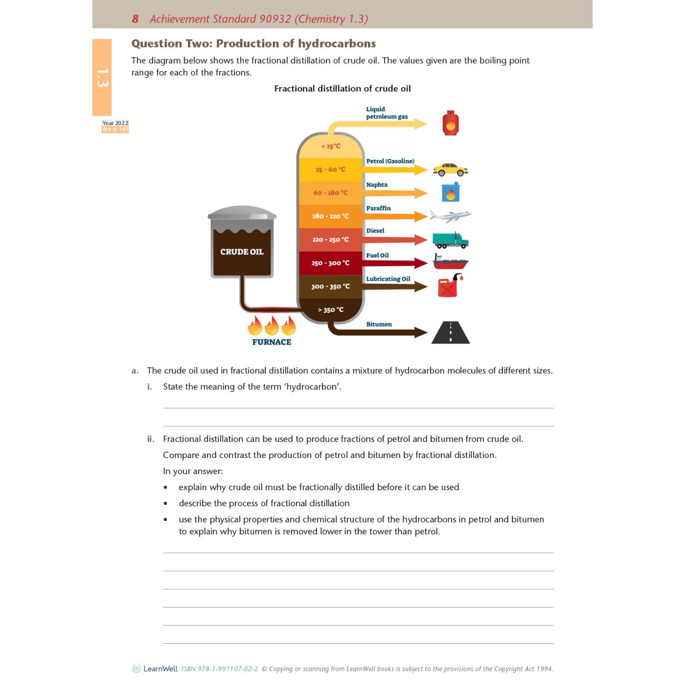Learnwell Level 1 Chemistry AME Workbook – NCEA Study Guide NZ
