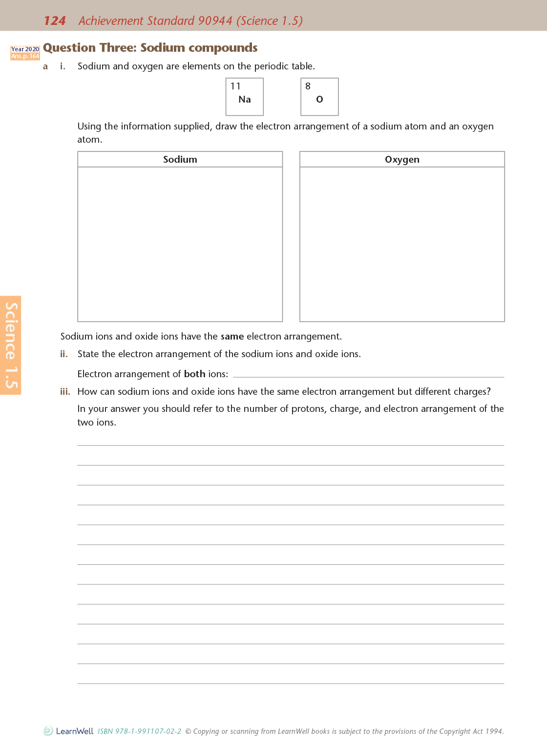 Learnwell Level 1 Chemistry AME Workbook – NCEA Study Guide NZ