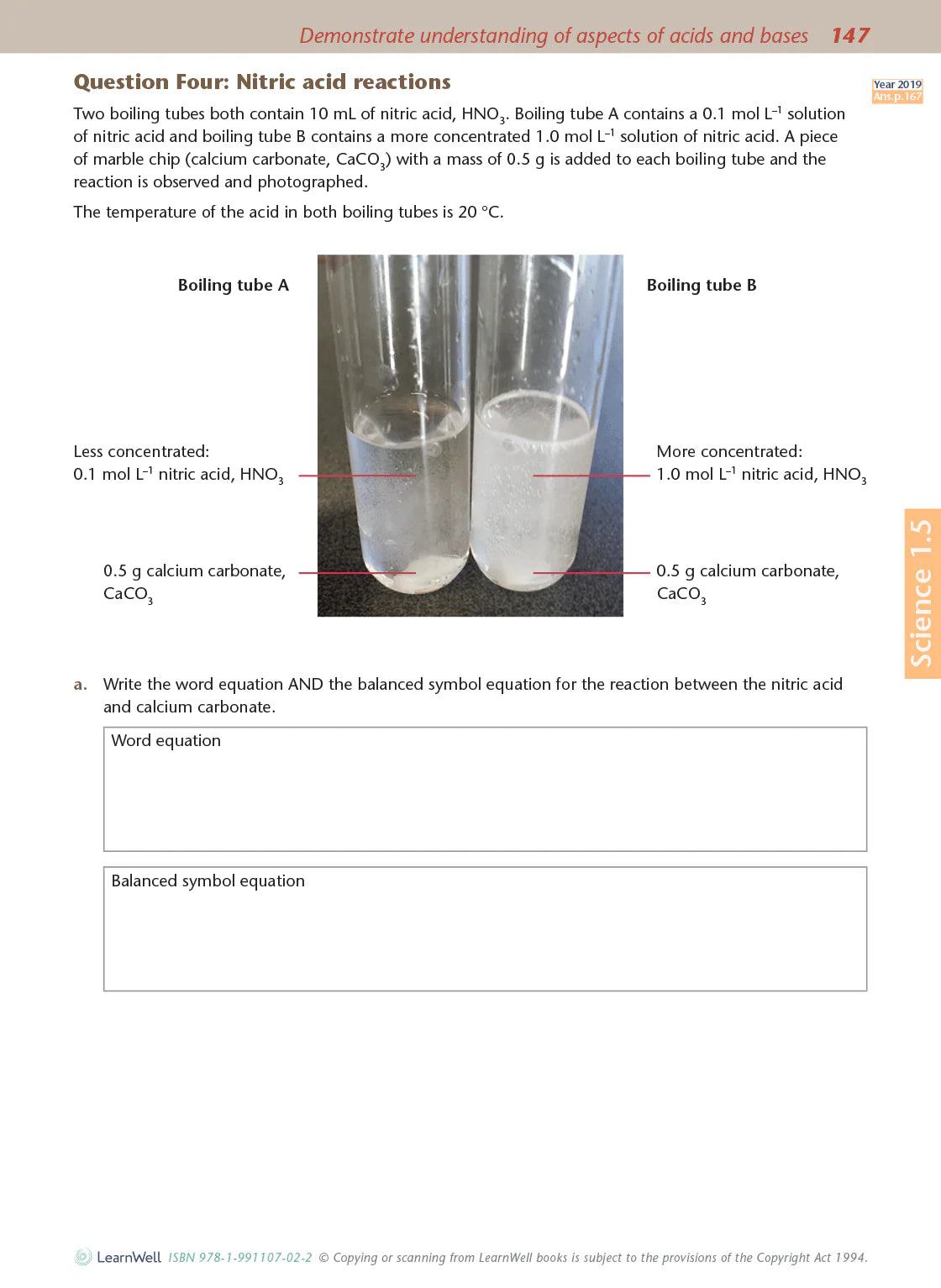 Learnwell Level 1 Chemistry AME Workbook – NCEA Study Guide NZ