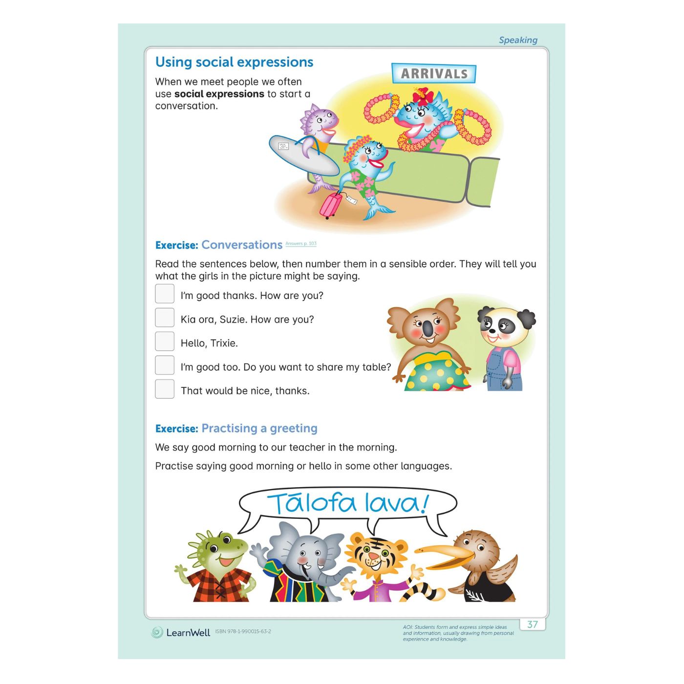 Learnwell Year 1 English Start Right Workbook