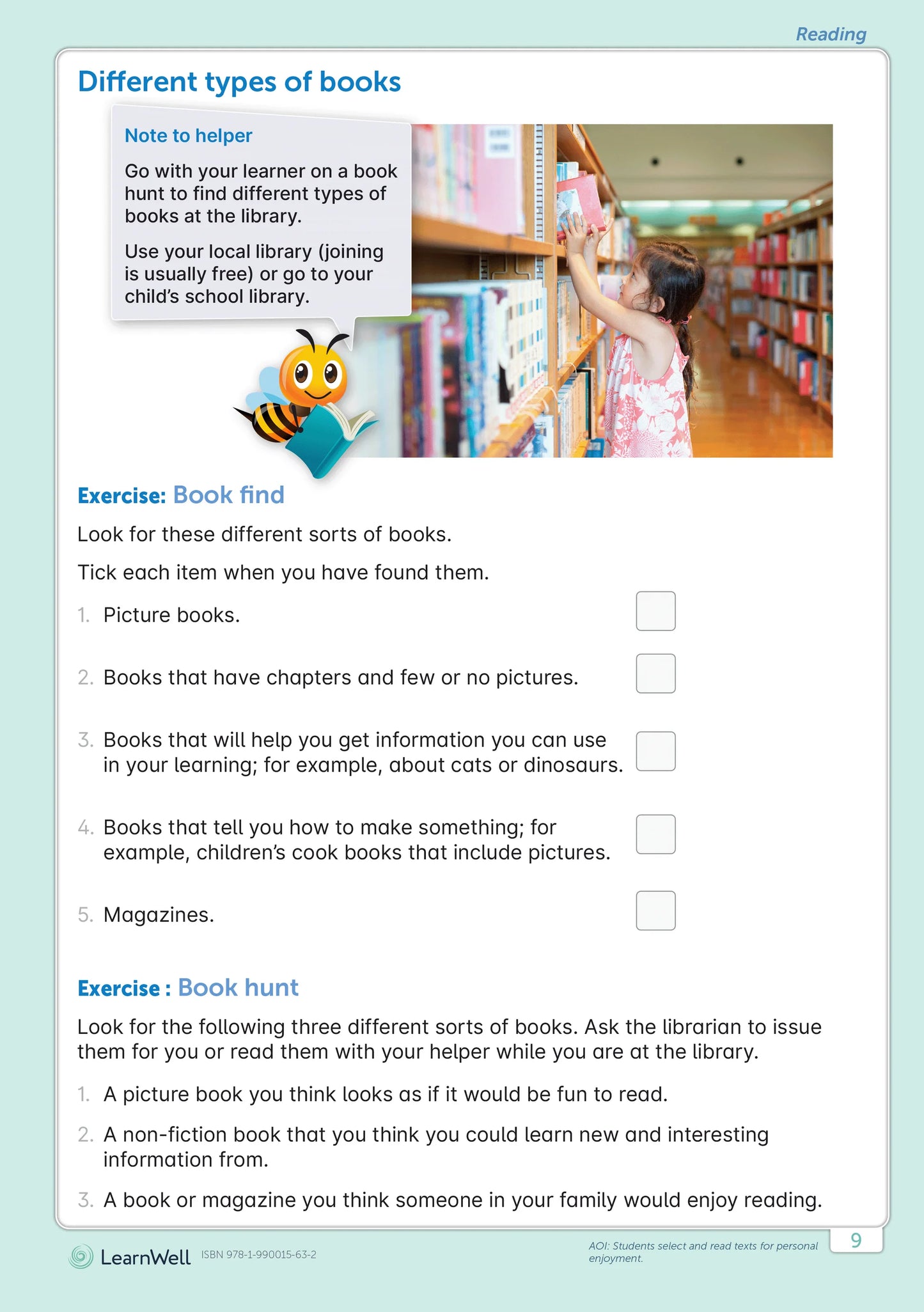 Learnwell Year 1 English Start Right Workbook
