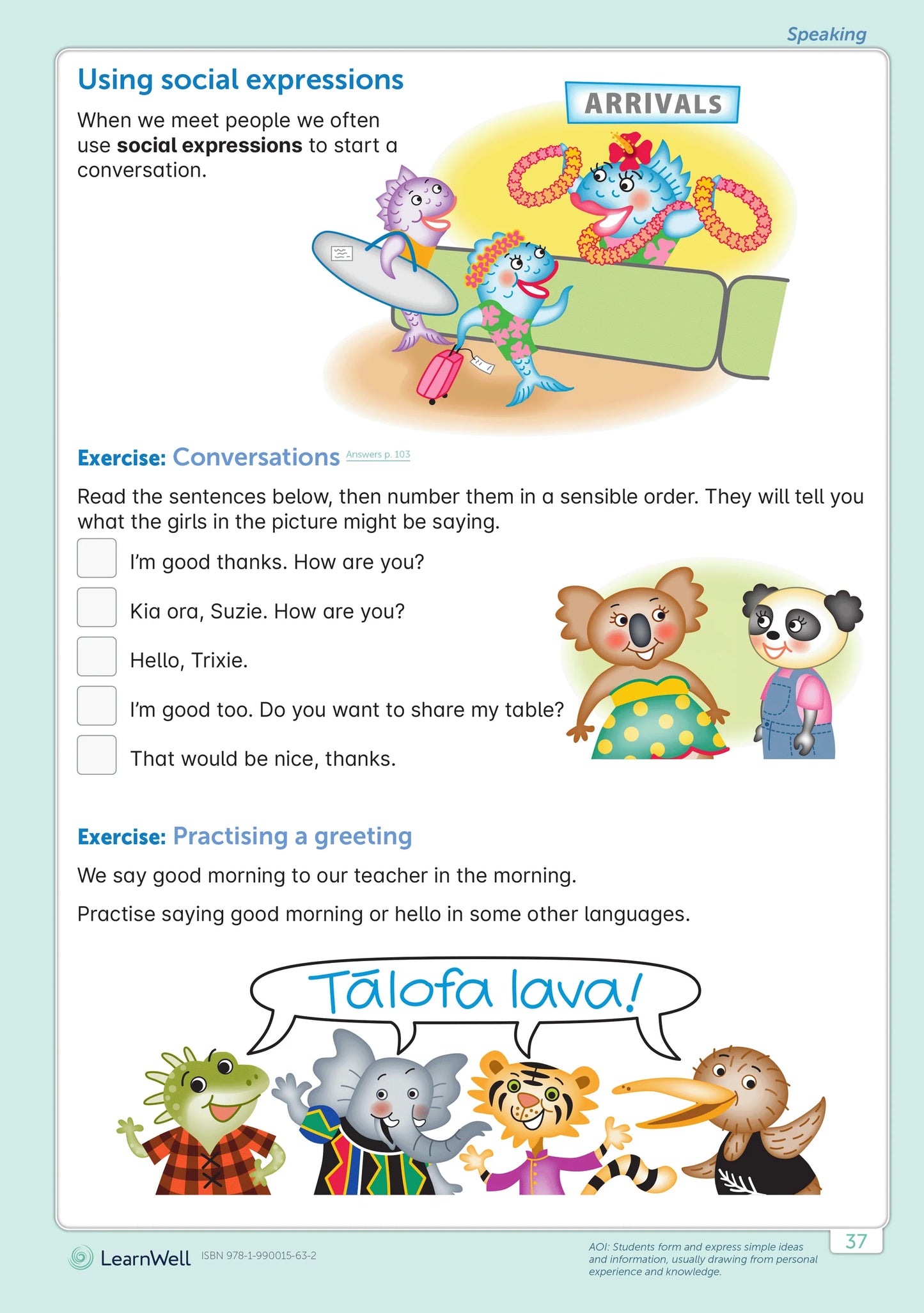 Learnwell Year 1 English Start Right Workbook