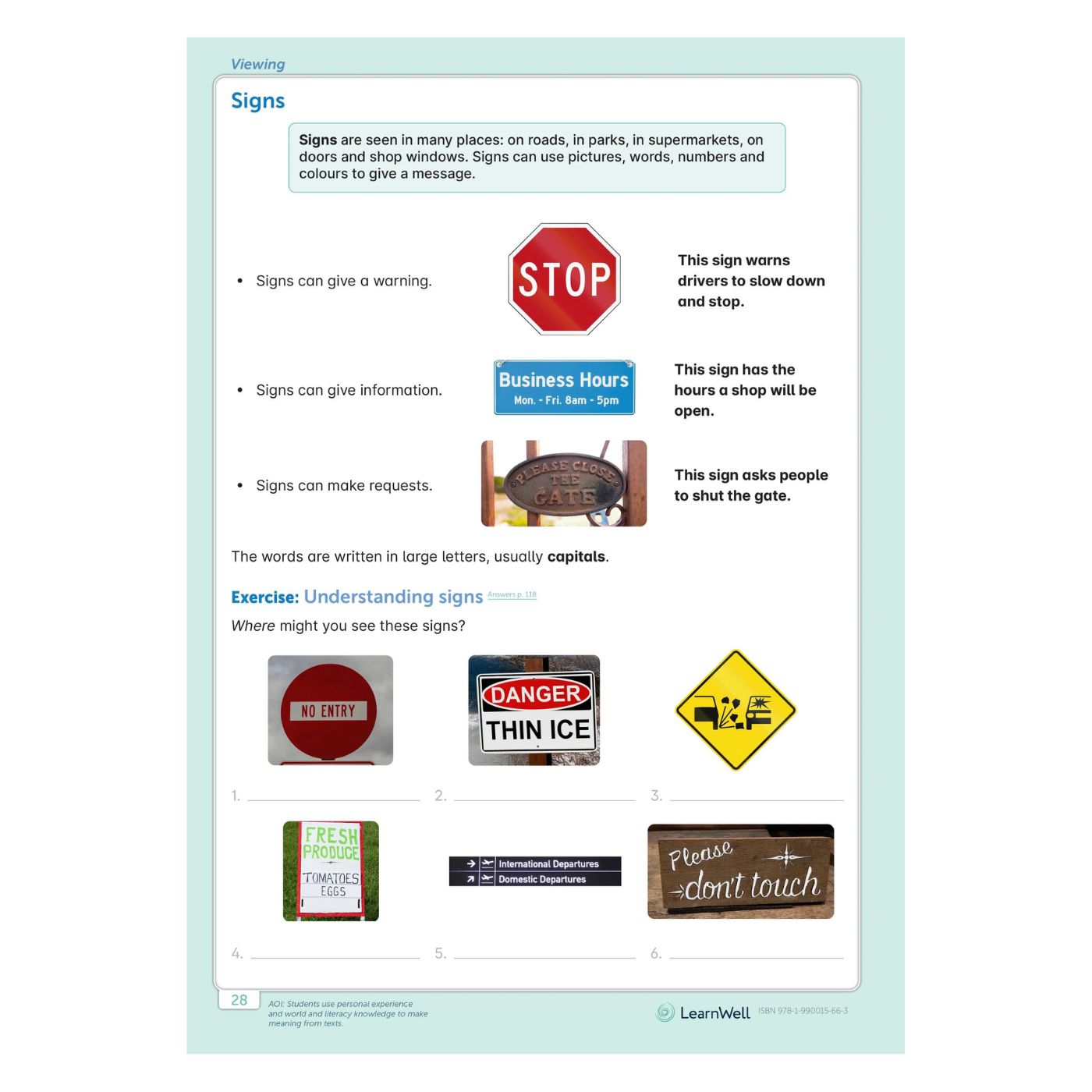 Learnwell Year 4 English Start Right Workbook