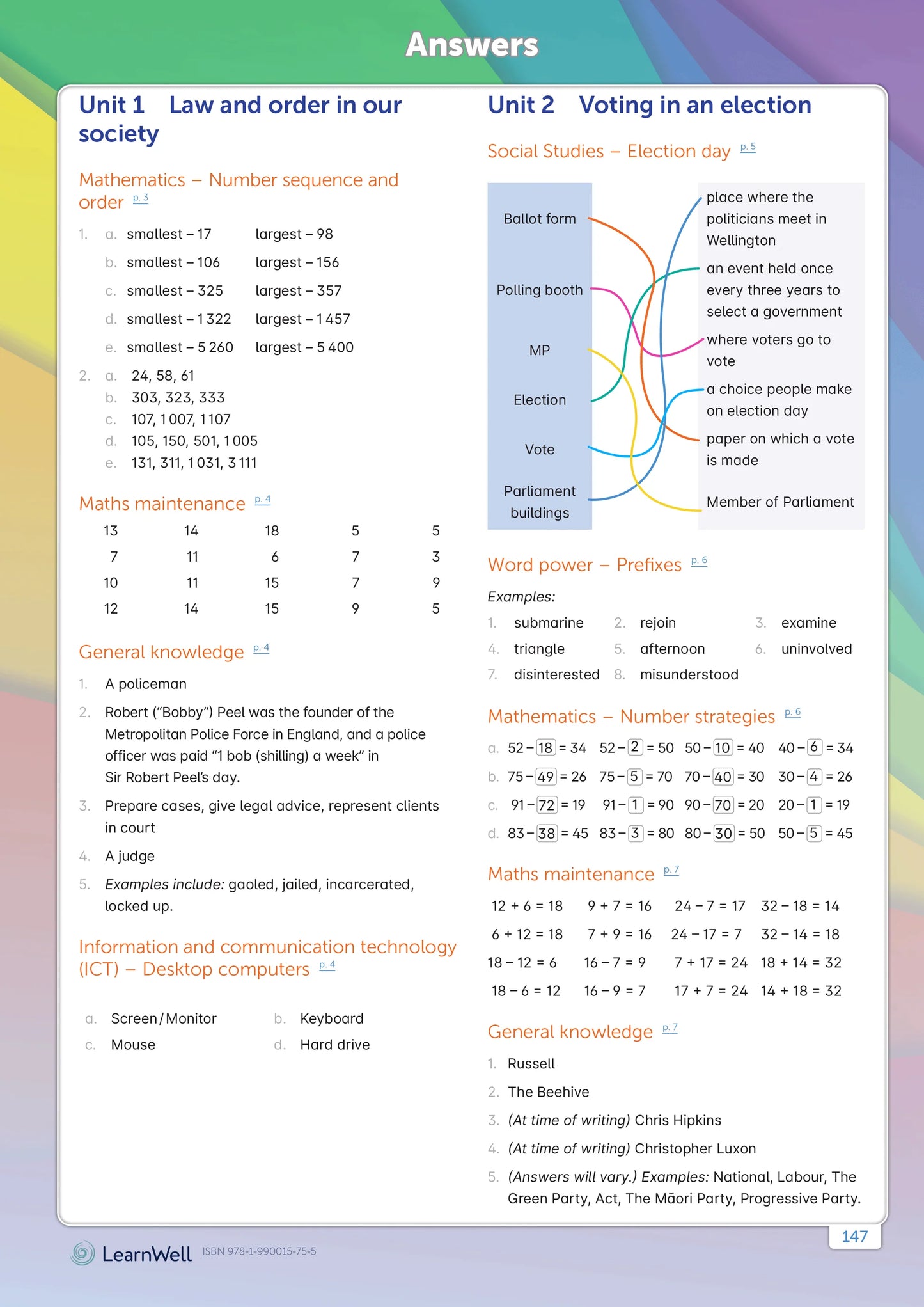 Learnwell Year 5 Homework Start Right Workbook
