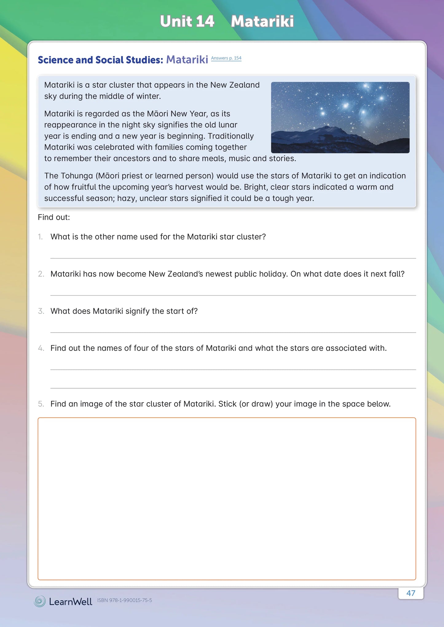 Learnwell Year 5 Homework Start Right Workbook
