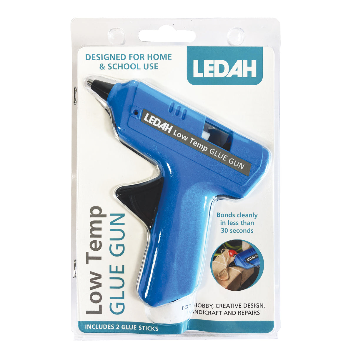 Ledah Cool-Melt Glue Gun Home & School Use 9W + 2 Sticks