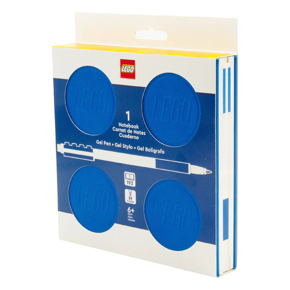 LEGO® Locking Notebook with Gel Pen in Box Blue