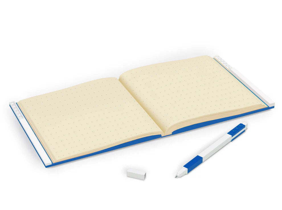 LEGO® Locking Notebook with Gel Pen in Box Blue