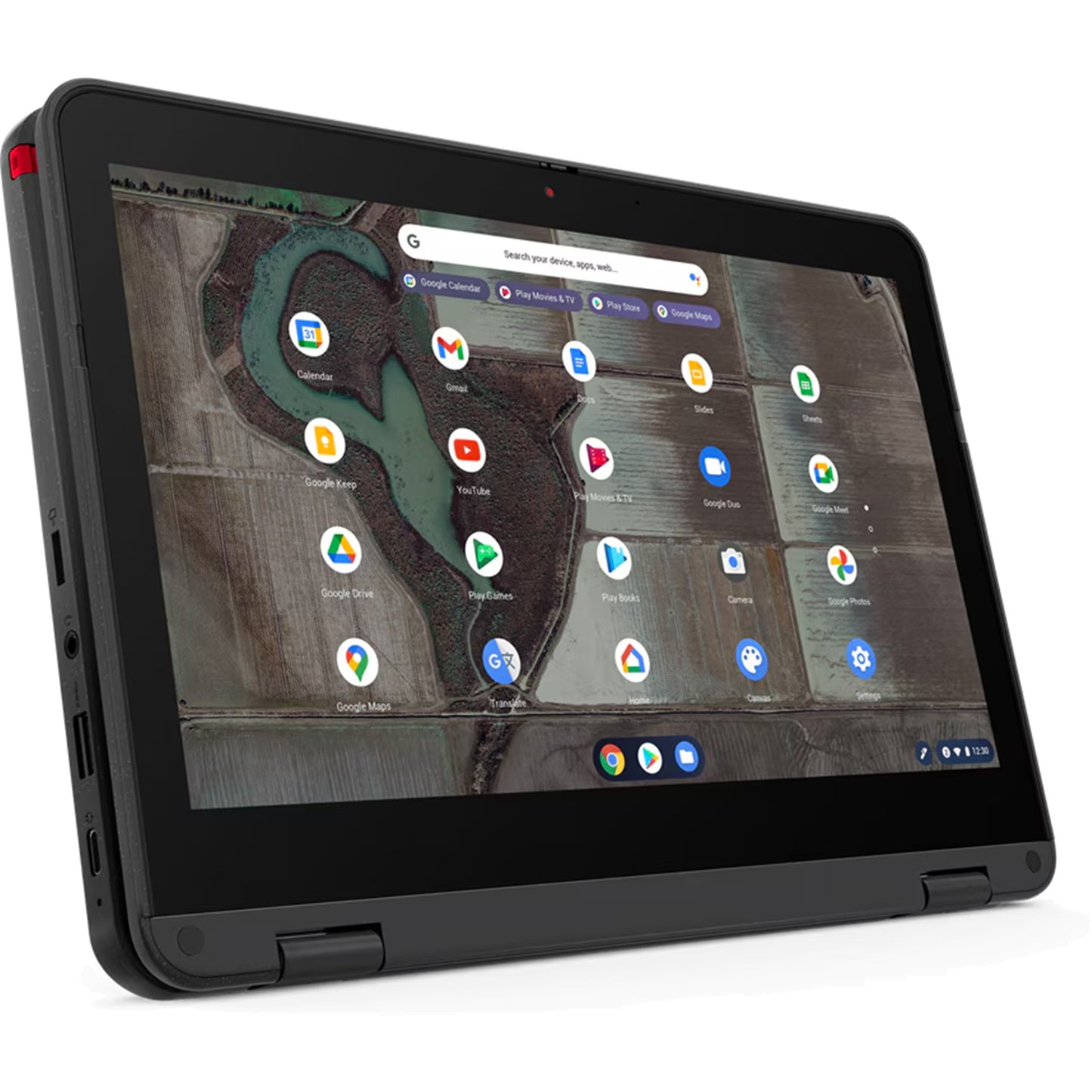 Lenovo Chromebook G3 11.6" HD Touch Screen Flip – Intel N5100, 4GB RAM, 64GB eMMC, ChromeOS, with Stylus Pen