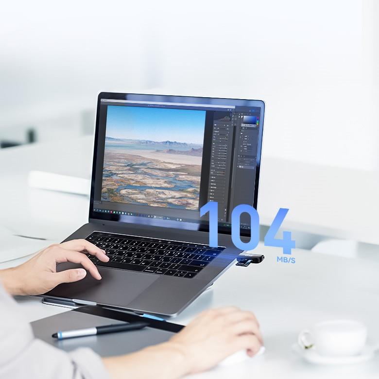 Lexar Dual-Slot USB SD & Micro-SD Card Reader