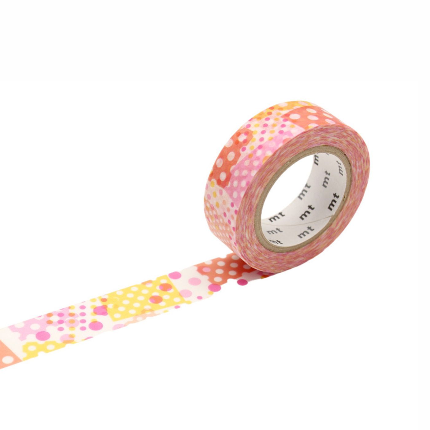 MT Washi Tape 15mm x 7m Negapori Dot Pink