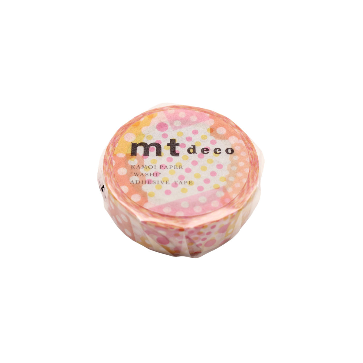 MT Washi Tape 15mm x 7m Negapori Dot Pink