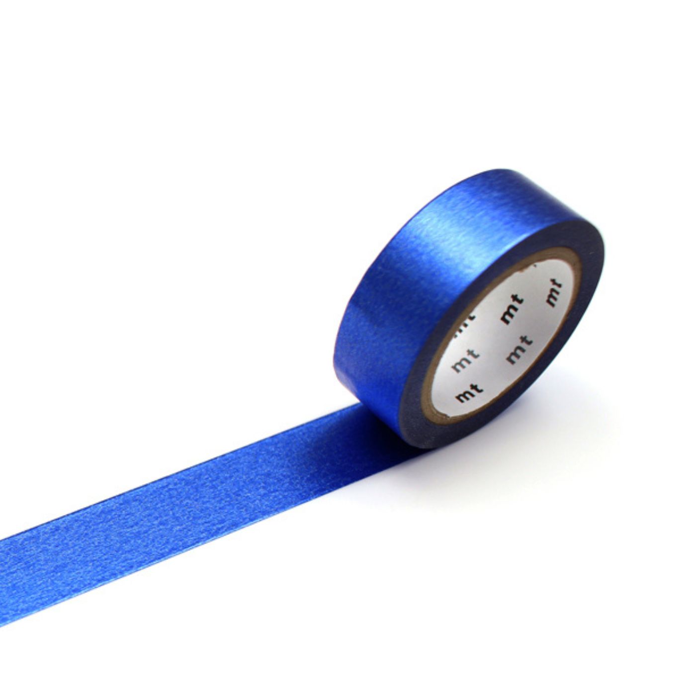 MT Washi Tape 15mm x 7m Metallic High Brightness Blue