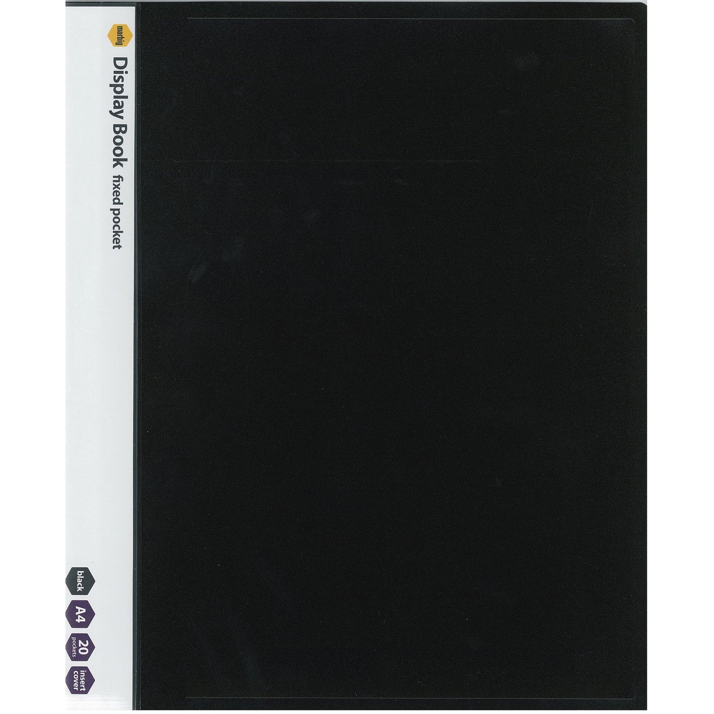 Marbig Display Book A4 20 Pocket Black