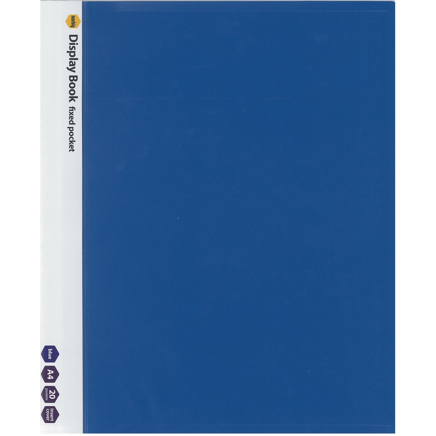 Marbig Display Book A4 20 Pocket Blue