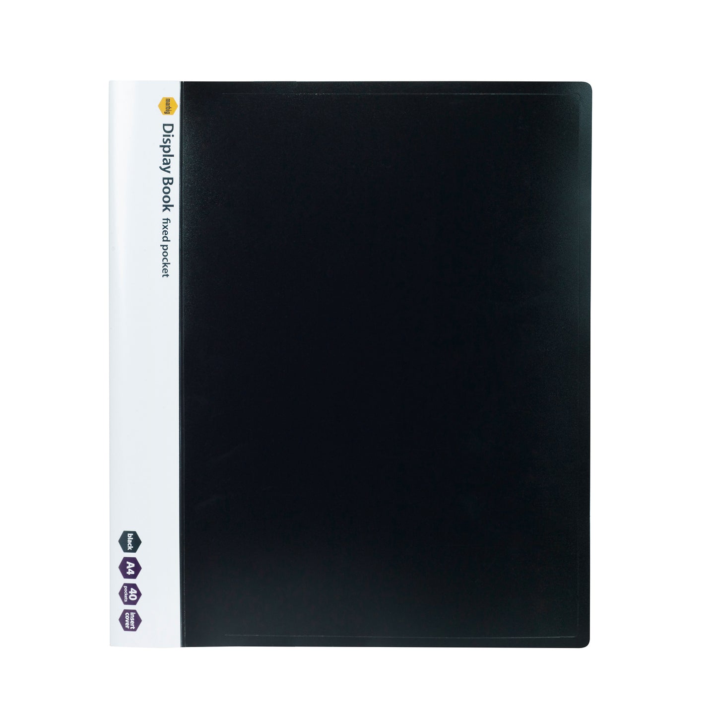Marbig Display Book A4 40 Pocket Black