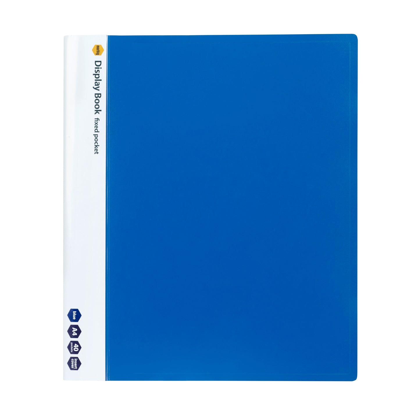 Marbig Display Book A4 40 Pocket Blue