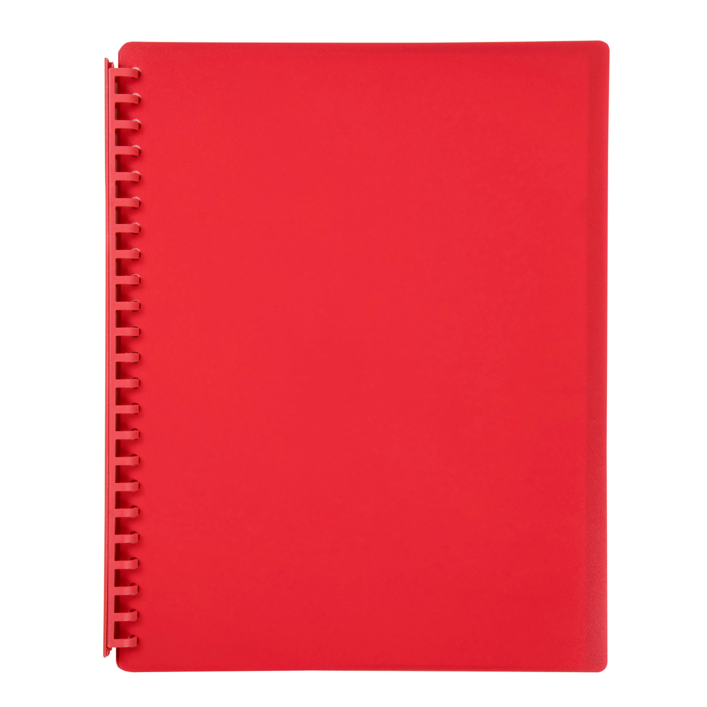 Marbig Display Book A4 Refillable 20 Pocket Red