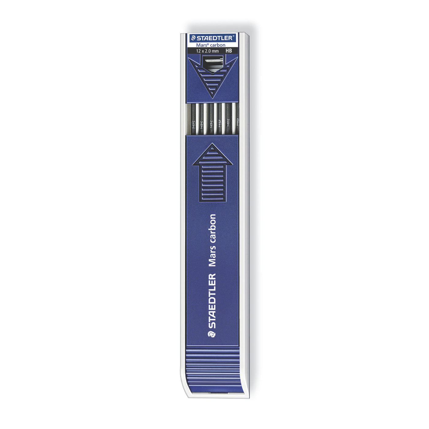 Staedtler Mars Carbon Leads 200-HB 2mm Tube of 12 Degree HB
